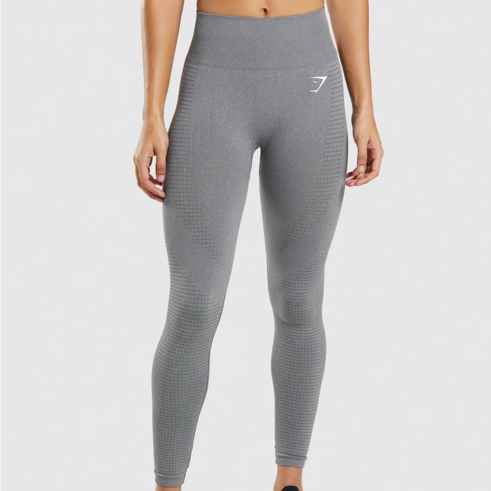 Gymshark VITAL SEAMLESS 2.0 LEGGINGS in Smokey Grey Marl